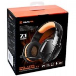 Огляд Навушники REAL-EL GDX-7700 SURROUND 7.1 black-orange: характеристики, відгуки, ціни.