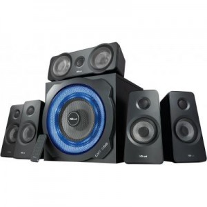 Огляд Акустична система Trust GXT 658 Tytan 5.1 Surround Speaker System (21738): характеристики, відгуки, ціни.