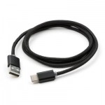 Огляд Дата кабель USB 2.0 AM to Type-C 1m LED black Vinga (VCPDCTCLED1BK): характеристики, відгуки, ціни.