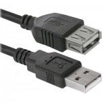 Огляд Дата кабель USB 2.0 AM/AF 5m USB02-17 Defender (87454): характеристики, відгуки, ціни.
