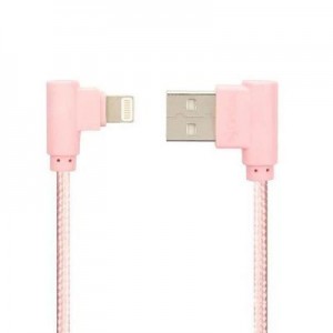 Дата кабель USB 2.0 AM to Lightning Pro Emperor 1A Pink Gelius (63248)
