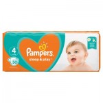 Огляд Підгузки Pampers Sleep & Play Maxi Розмір 4 (9-14 кг), 50 (8001090669056): характеристики, відгуки, ціни.