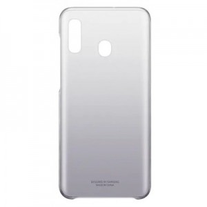 Чохол до мобільного телефона Samsung Galaxy A20 (A205F) Gradation Cover Black (EF-AA205CBEGRU)