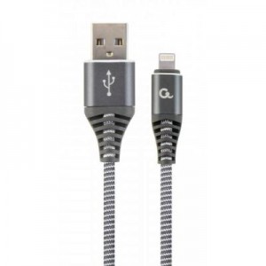 Огляд Дата кабель USB 2.0 AM to Lightning 2.0m Cablexpert (CC-USB2B-AMLM-2M-BW2): характеристики, відгуки, ціни.