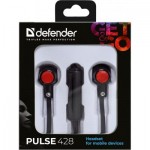 Огляд Навушники Defender Pulse 428 Black (63428): характеристики, відгуки, ціни.