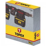Огляд Сумка для інструмента Topex пояс монтажника, 21 кишеня (79R402): характеристики, відгуки, ціни.