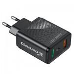 Огляд Зарядний пристрій Grand-X Fast Charge 3-в-1 Quick Charge 3.0, FCP, AFC, 18W CH-650 (CH-650): характеристики, відгуки, ціни.