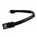 Огляд Дата кабель USB 2.0 AM to Micro 5P 0.2m браслет black Extradigital (KBU1783): характеристики, відгуки, ціни.