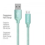 Огляд Дата кабель USB 2.0 AM to Micro 5P 2.0m mint ColorWay (CW-CBUM009-MT): характеристики, відгуки, ціни.