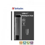 Огляд Концентратор Verbatim USB-C to U3.1G1/U3.0x2/HDMI/RJ45 (49141): характеристики, відгуки, ціни.