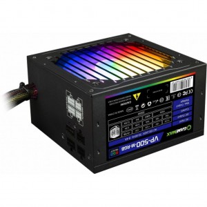 Огляд Блок живлення Gamemax 500W (VP-500-M-RGB): характеристики, відгуки, ціни.