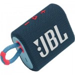 Огляд Акустична система JBL Go 3 Blue Coral (JBLGO3BLUP): характеристики, відгуки, ціни.