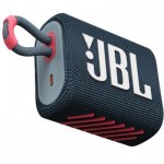 Огляд Акустична система JBL Go 3 Blue Coral (JBLGO3BLUP): характеристики, відгуки, ціни.