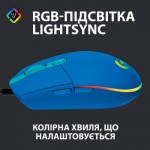 Огляд Мишка Logitech G102 Lightsync USB Blue (910-005801): характеристики, відгуки, ціни.