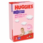 Огляд Підгузок Huggies Pants 3 Mega (6-11кг) для дівчаток 58 шт (5029053547480): характеристики, відгуки, ціни.