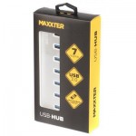 Огляд Концентратор Maxxter USB 3.0 Type-A 7 ports silver (HU3A-7P-01): характеристики, відгуки, ціни.