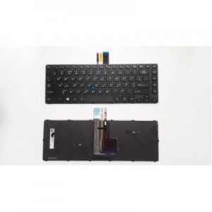 Огляд Клавіатура ноутбука Toshiba Tecra R40-C Series черная с черной рамкой с ТП с подсветкой (A46166): характеристики, відгуки, ціни.