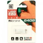Огляд USB флеш накопичувач Mibrand 64GB Сhameleon Silver USB 2.0 (MI2.0/CH64U6S): характеристики, відгуки, ціни.