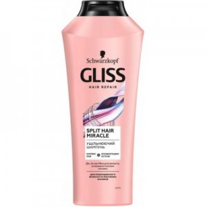 Огляд Шампунь Gliss Split Hair Miracle для пошкодженого волосся 250 мл (4015100404647): характеристики, відгуки, ціни.