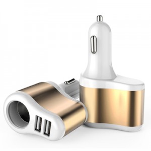 Огляд Зарядний пристрій XoKo CC-303 2 USB 2.1A Gold / White (CC-303-GDWH): характеристики, відгуки, ціни.