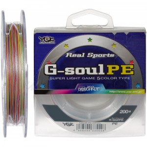 Огляд Шнур YGK G-Soul PE 5 Colors 200m 0.6/0.128mm 8lb (5545.02.06): характеристики, відгуки, ціни.