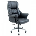Огляд Офісне крісло Richman Конгрес Хром к/з чорний (IM0000007): характеристики, відгуки, ціни.
