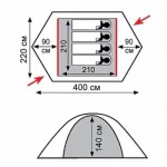 Огляд Намет Tramp Rock 4 V2 Green (TRT-029-green): характеристики, відгуки, ціни.