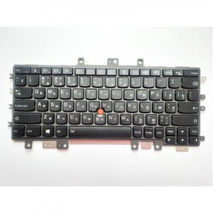 Клавіатура ноутбука Lenovo ThinkPad X1 Helix2 черн с черн с подсв ТП UA (A46202)