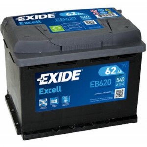Огляд Акумулятор автомобільний EXIDE EXCELL 62A (EB620): характеристики, відгуки, ціни.