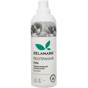 Огляд Гель для прання DeLaMark Black 1л (4820152330185): характеристики, відгуки, ціни.