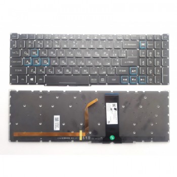 Клавіатура ноутбука Acer Nitro 4 AN515-43/AN515-54/AN517-51/AN715-51 черна з кольор п (A46210)