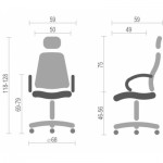Огляд Офісне крісло Аклас Катран CH RL(L) Чорний (Чорний Салатовий) (10047594): характеристики, відгуки, ціни.