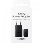 Огляд Зарядний пристрій Samsung 15W Power Adapter (w/o cable) Black (EP-T1510NBEGRU): характеристики, відгуки, ціни.