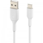 Огляд Дата кабель USB 2.0 AM to Type-C 1.0m PVC white Belkin (CAB001BT1MWH): характеристики, відгуки, ціни.