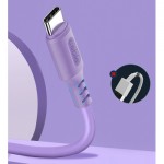 Огляд Дата кабель USB 2.0 AM to Micro 5P 1.0m soft silicone violet ColorWay (CW-CBUM044-PU): характеристики, відгуки, ціни.