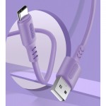 Огляд Дата кабель USB 2.0 AM to Micro 5P 1.0m soft silicone violet ColorWay (CW-CBUM044-PU): характеристики, відгуки, ціни.