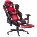 Огляд Крісло ігрове Special4You ExtremeRace black/red/white with footrest (E6460): характеристики, відгуки, ціни.