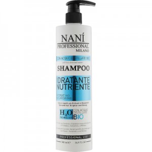 Огляд Шампунь Nani Professional Milano Hydrating & Nourishing для всіх типів волосся 500 мл (8034055534120): характеристики, відгуки, ціни.