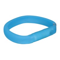 Нашийник для тварин Trixie світиться з USB M-L 50 см/30 мм синій (4053032126718)