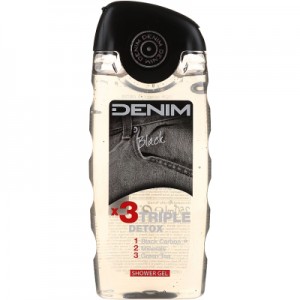 Гель для душу Denim Black потрійний детокс 250 мл (8008970005157)