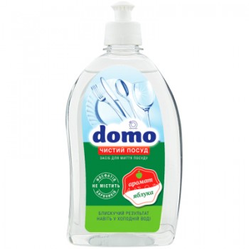 Засіб для ручного миття посуду Domo Яблуко 500 мл (XD 33003)