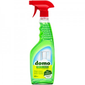 Огляд Засіб для миття скла Domo Green спрей 525 мл (XD 41001): характеристики, відгуки, ціни.