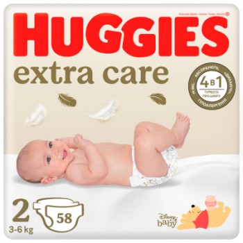 Підгузок Huggies Elite Soft 2 Jumbo (4-6 кг) 58 шт (5029053578071)