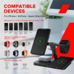 Огляд Зарядний пристрій Canyon WS-404 4in1 Wireless charger (CNS-WCS404B): характеристики, відгуки, ціни.