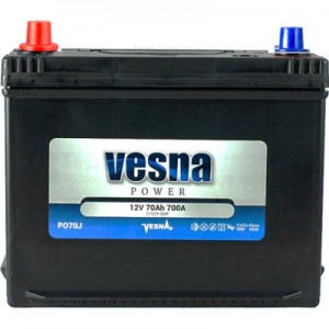 Огляд Акумулятор автомобільний Vesna 70 Ah/12V Vesna Japan (415 370): характеристики, відгуки, ціни.