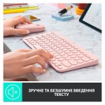 Огляд Клавіатура Logitech K380 for MAC Multi-Device Bluetooth UA Rose (920-010406): характеристики, відгуки, ціни.