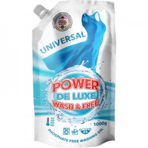 Огляд Гель для прання Power De Luxe Універсальний 1 кг (4260637720863): характеристики, відгуки, ціни.