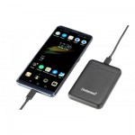 Огляд Батарея універсальна Intenso XS10000 10000mAh microUSB, USB-A, USB Type-C, Black (7313530): характеристики, відгуки, ціни.