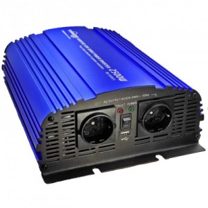 Огляд Автомобільний інвертор 12V/220V MS-2500 2500W, approximate sinusoid, USB, Shuko*2 Tommatech (29448): характеристики, відгуки, ціни.