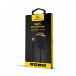 Огляд Перехідник Cablexpert USB-C to VGA/Full HD60Hz 2m (A-CM-VGAM-01): характеристики, відгуки, ціни.